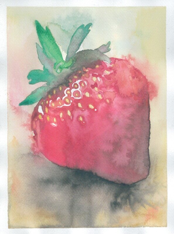 Single Strawberry, Rotting